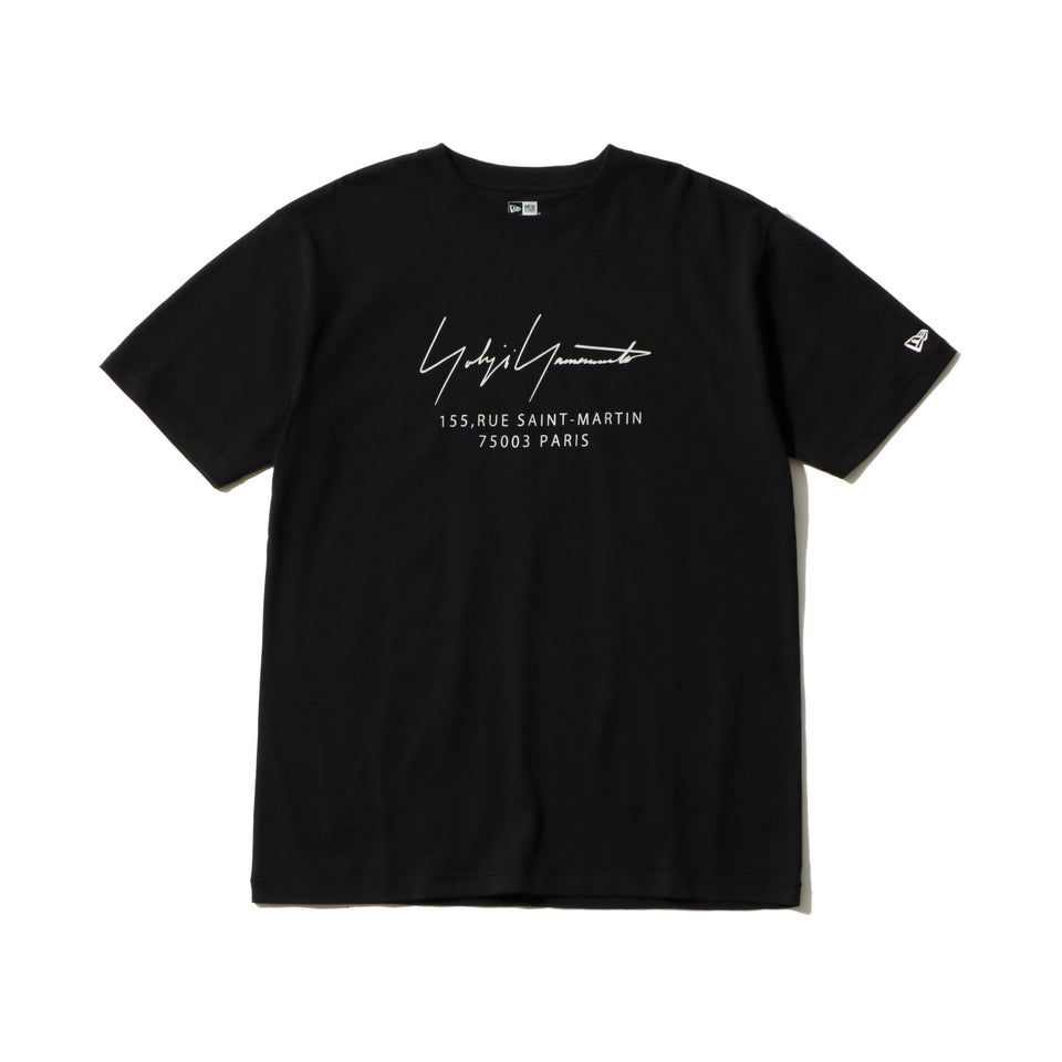 半袖 コットン Tシャツ Yohji Yamamoto FW20 シグネチャーロゴ パリ ブラック レギュラーフィット - 12579104-S | NEW ERA ニューエラ公式オンラインストア