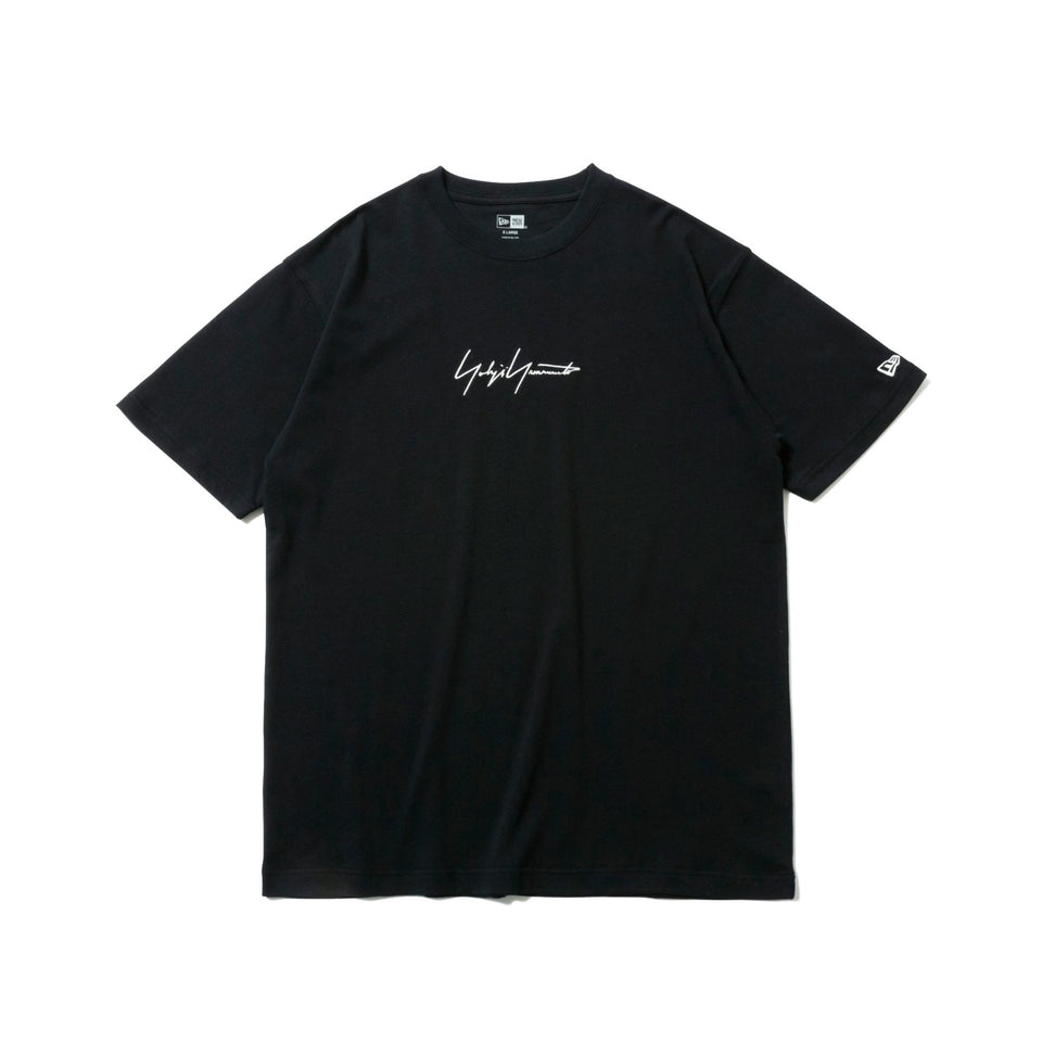 半袖 コットン Tシャツ Yohji Yamamoto SS21 シグネチャーロゴ ブラック レギュラーフィット - 12736992-S | NEW ERA ニューエラ公式オンラインストア