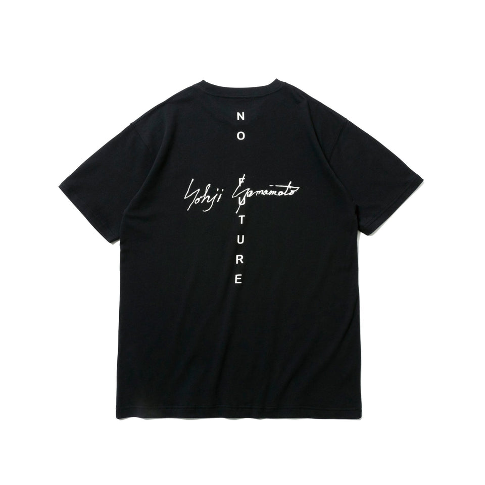 YOHJI YAMAMOTO×NEW ERA フロントロゴ刺繍Tシャツ