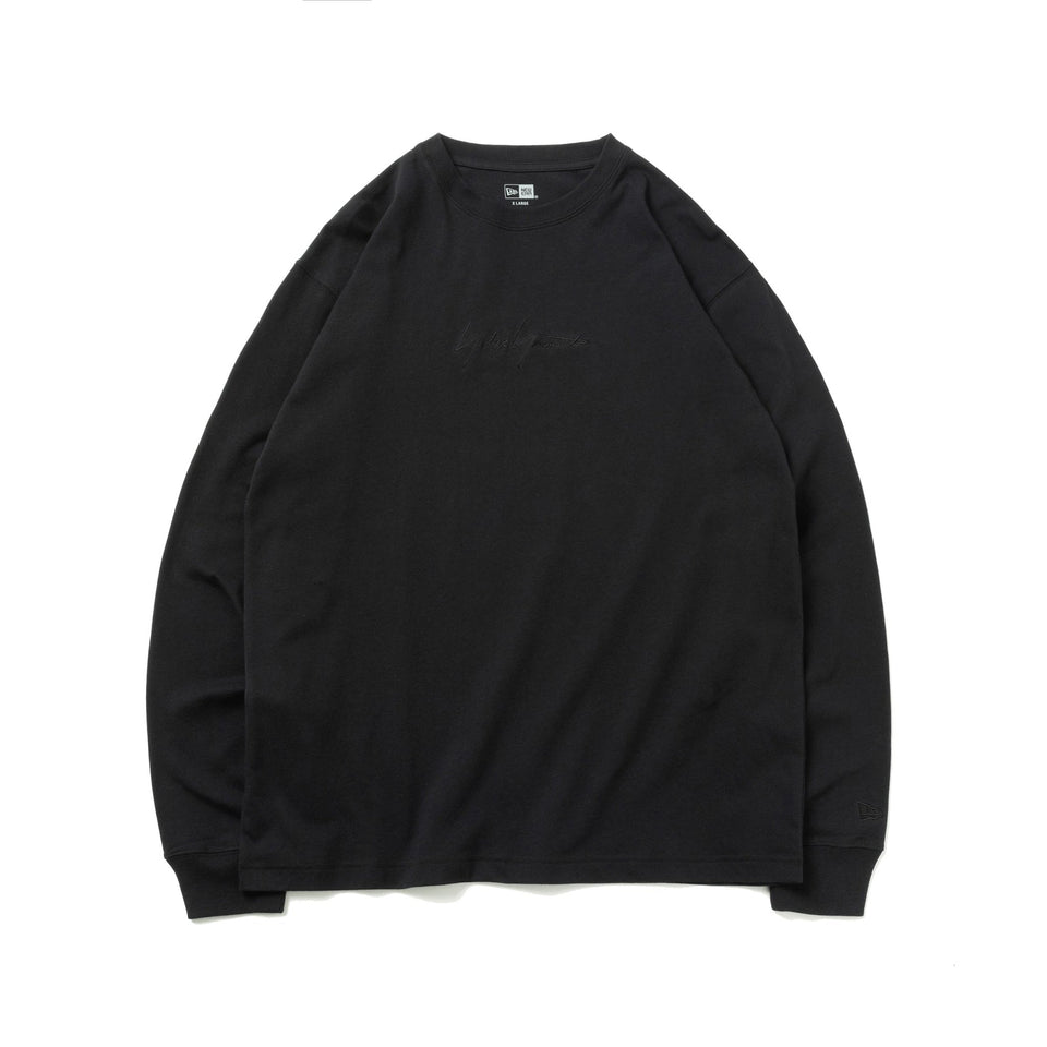 長袖 コットン Tシャツ Yohji Yamamoto SS23 ダリア ブラック