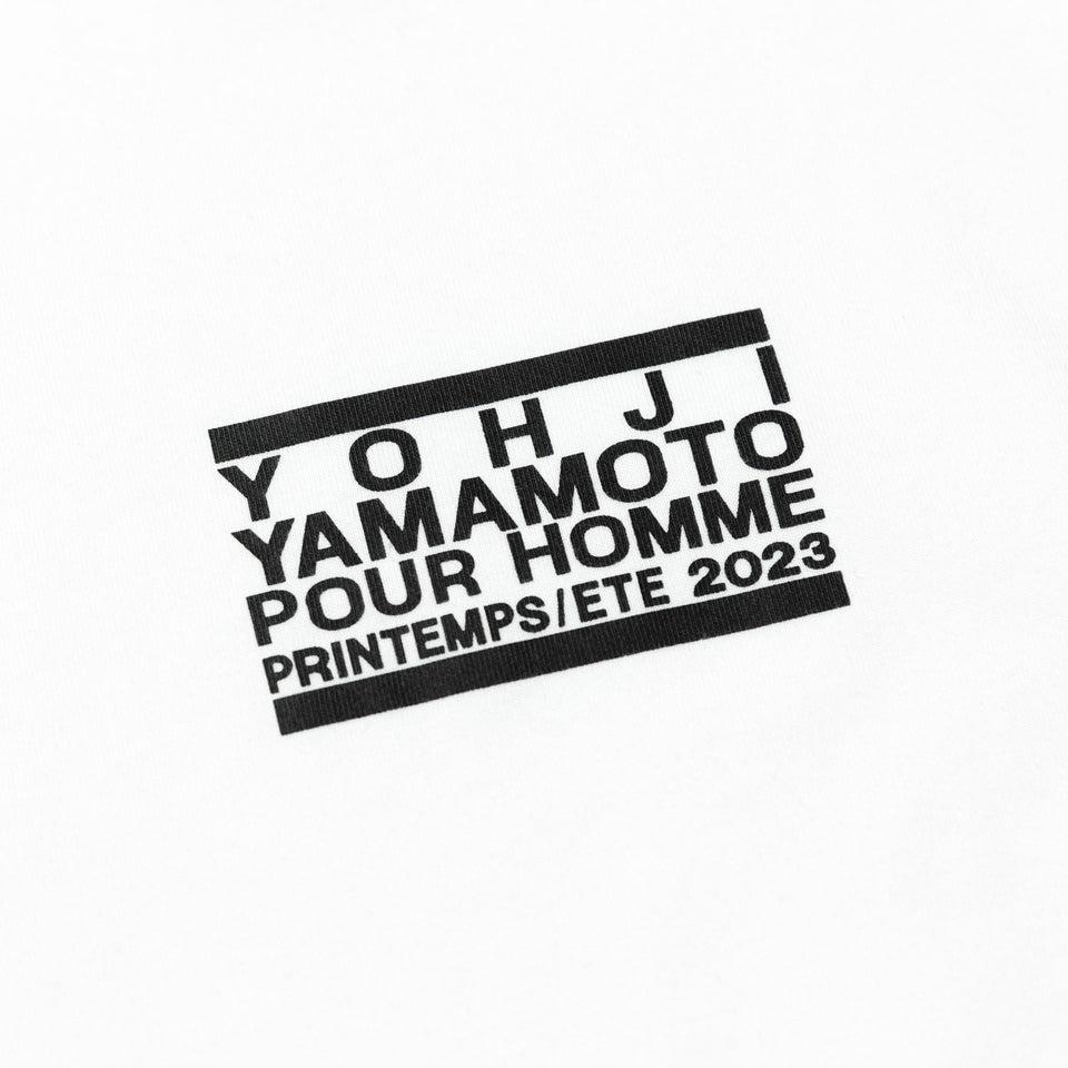 半袖 コットン Tシャツ Yohji Yamamoto SS23 ボックスロゴ ホワイト レギュラーフィット - 13747694-S | NEW ERA ニューエラ公式オンラインストア