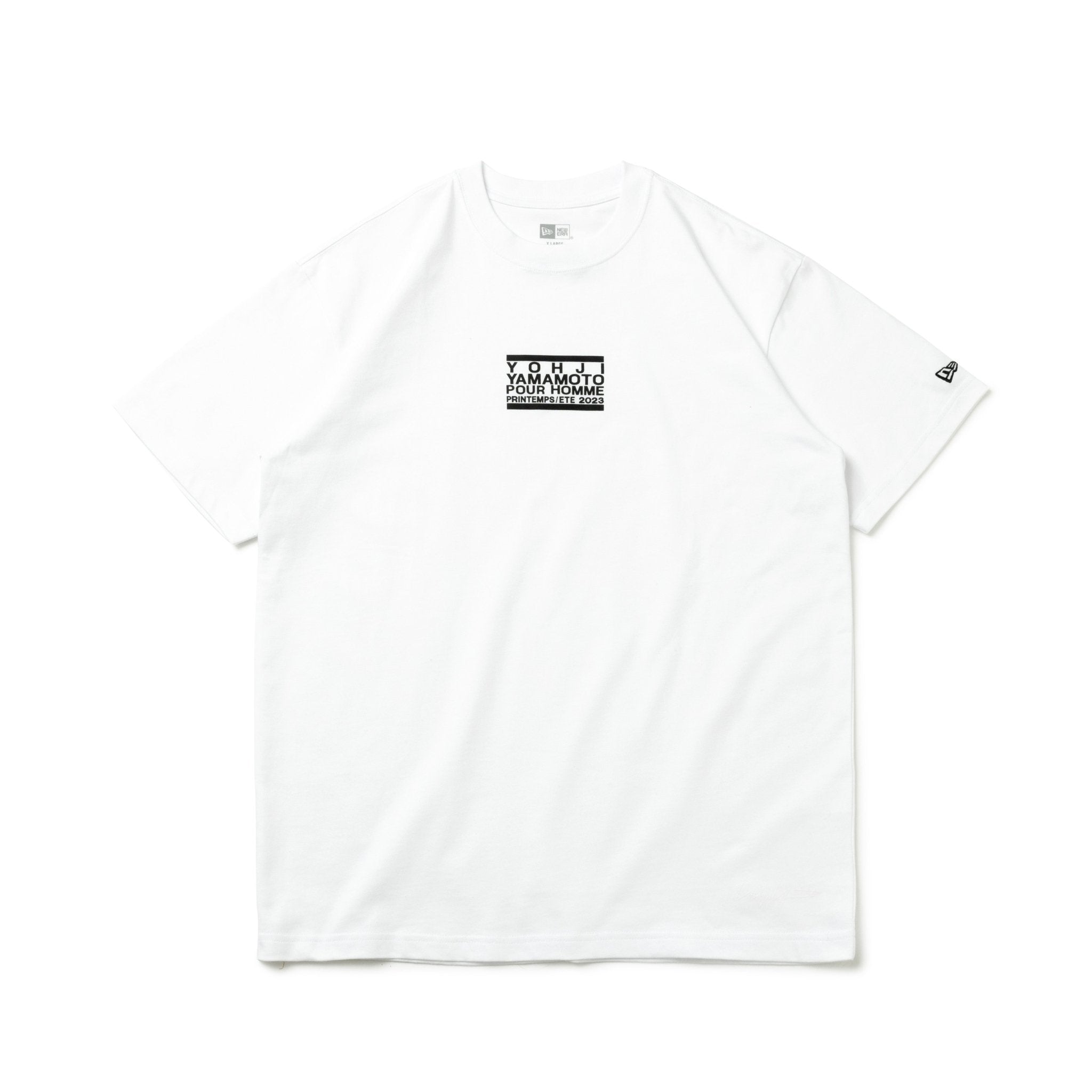 半袖 コットン Tシャツ Yohji Yamamoto SS23 ボックスロゴ 