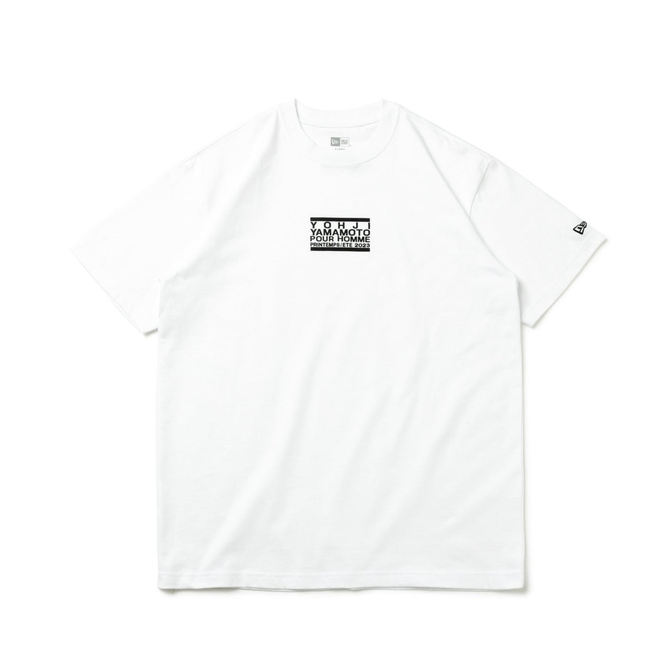 半袖 コットン Tシャツ Yohji Yamamoto SS23 ボックスロゴ ホワイト レギュラーフィット - 13747694-S | NEW ERA ニューエラ公式オンラインストア