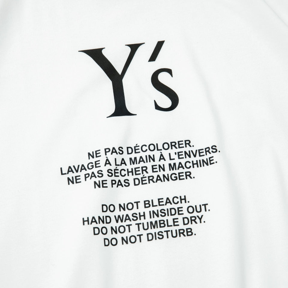 半袖 コットン Tシャツ Y's SS24 ホワイト レギュラーフィット - 13935183-S | NEW ERA ニューエラ公式オンラインストア
