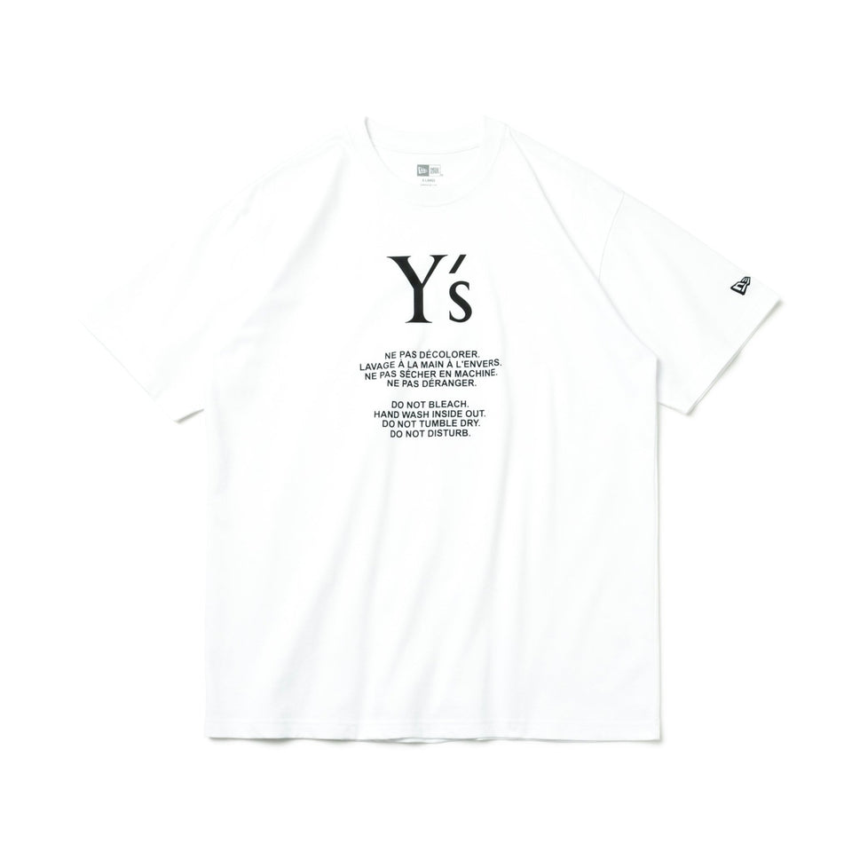 半袖 コットン Tシャツ Y's SS24 ホワイト レギュラーフィット - 13935183-S | NEW ERA ニューエラ公式オンラインストア