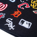 ベーシック カフニット Team Logo Allover MLB ブラック - 13751347-OSFM | NEW ERA ニューエラ公式オンラインストア