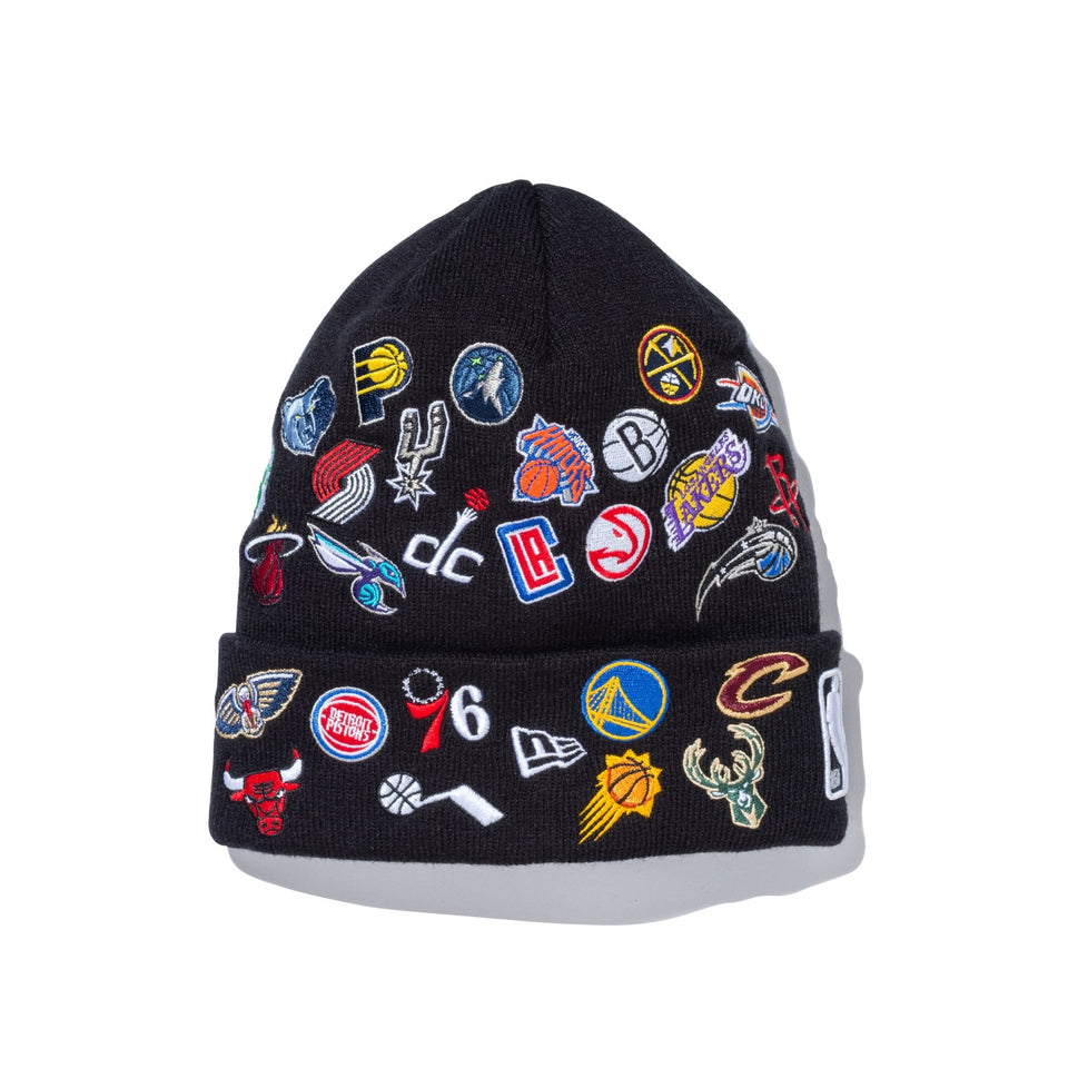 ベーシック カフニット Team Logo Allover NBA ブラック - 13776109-OSFM | NEW ERA ニューエラ公式オンラインストア