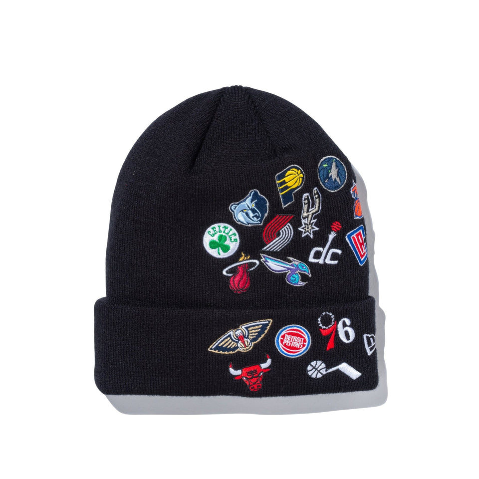 ベーシック カフニット Team Logo Allover NBA ブラック - 13776109-OSFM | NEW ERA ニューエラ公式オンラインストア