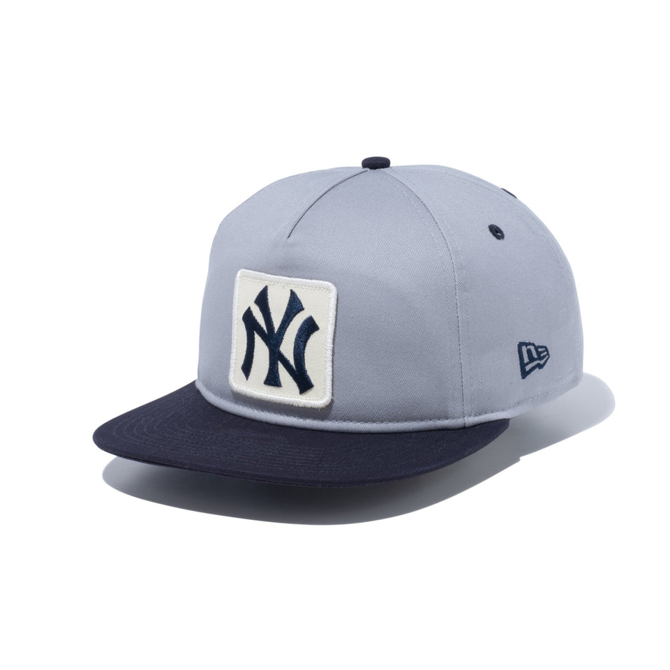 【美色激レア】NEW ERA NY ヤンキース 9forty グレー × ブルー