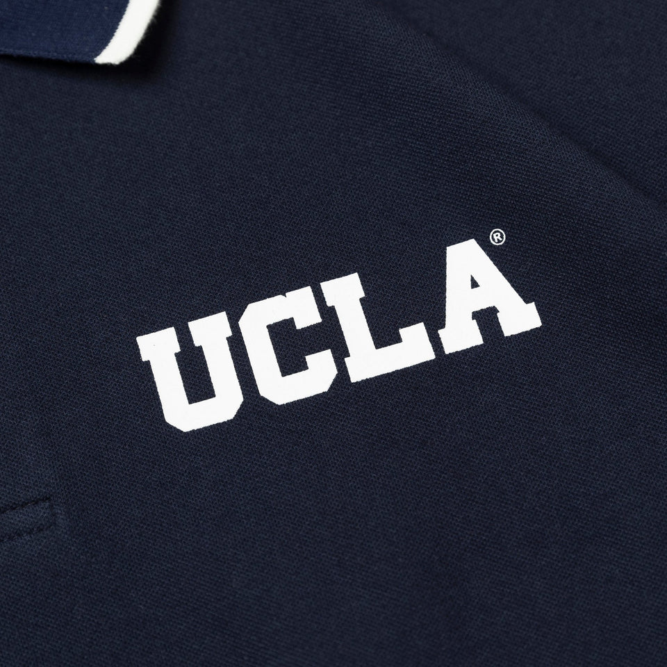 【ゴルフ】 半袖 ポロシャツ UCLA スクリプトロゴ JOE ジョー ネイビー - 13529142-S | NEW ERA ニューエラ公式オンラインストア