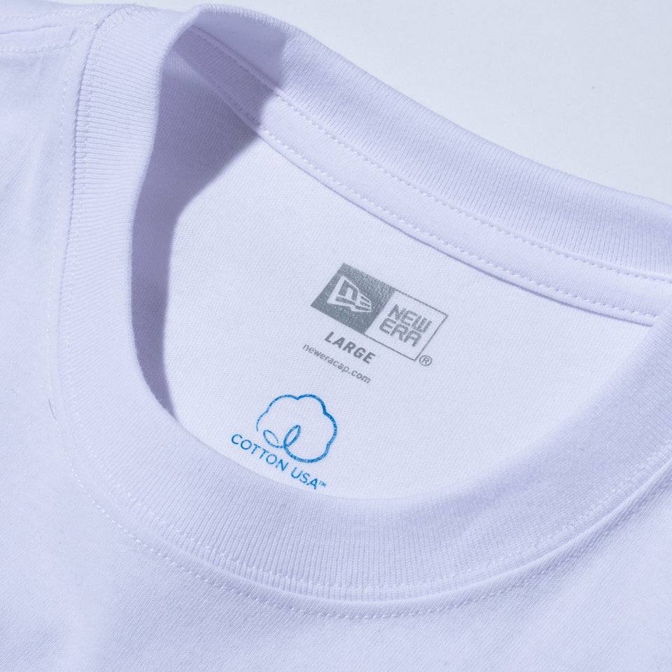 半袖 USコットン ポケット Tシャツ NEW ERA Outdoor Gear Label ホワイト レギュラーフィット 【ニューエラアウ  ニューエラオンラインストア