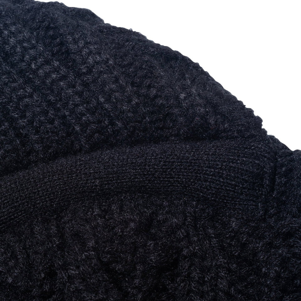 【ゴルフ】 バイザーニット Visor Knit ボックスロゴ シルバーメタルプレート ブラック - 13762895-OSFM | NEW ERA ニューエラ公式オンラインストア