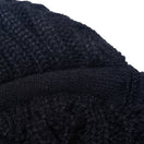 【ゴルフ】 バイザーニット Visor Knit ボックスロゴ シルバーメタルプレート ブラック - 13762895-OSFM | NEW ERA ニューエラ公式オンラインストア