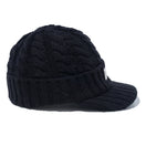 【ゴルフ】 バイザーニット Visor Knit ボックスロゴ シルバーメタルプレート ブラック - 13762895-OSFM | NEW ERA ニューエラ公式オンラインストア