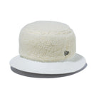【ゴルフ】 WOMEN'S バケット01 Boa Fleece ボアフリース ホワイト ホワイトレザーブリム - 13762929-SM | NEW ERA ニューエラ公式オンラインストア