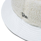 【ゴルフ】 WOMEN'S バケット01 Boa Fleece ボアフリース ホワイト ホワイトレザーブリム - 13762929-SM | NEW ERA ニューエラ公式オンラインストア