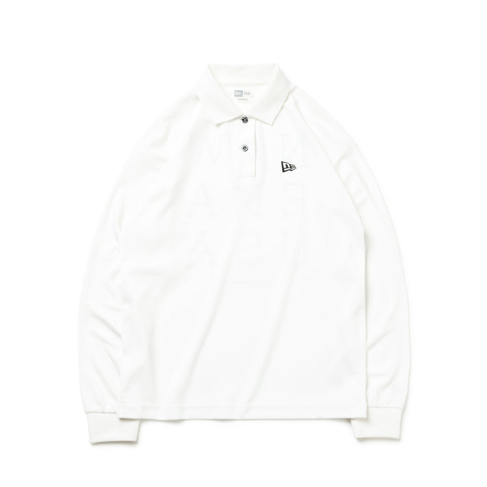 【ゴルフ】 WOMEN'S 長袖 鹿の子 ポロシャツ オフホワイト - 13762672-S | NEW ERA ニューエラ公式オンラインストア