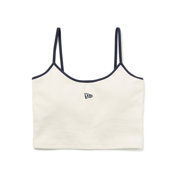 courrèges 水色 リブ編み キャミソール Women's ショート リブ