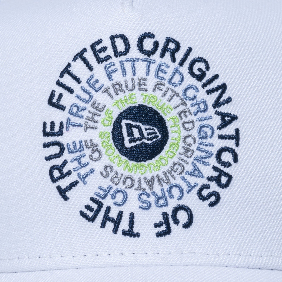 【ゴルフ】 Women's 9FORTY A-Frame トラッカー ロングバイザー Circle OOTTF ホワイト - 14109114-OSFM | NEW ERA ニューエラ公式オンラインストア