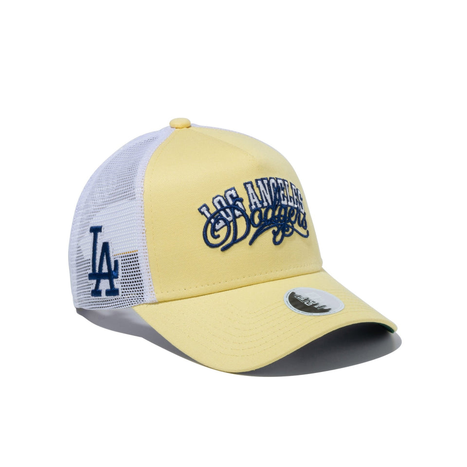 【ゴルフ】WOMEN'S 9FORTY A-Frame トラッカー ロングバイザー Los Angels Dodgers イエロー - 13517810-OSFM | NEW ERA ニューエラ公式オンラインストア