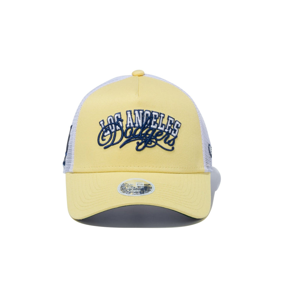 【ゴルフ】WOMEN'S 9FORTY A-Frame トラッカー ロングバイザー Los Angels Dodgers イエロー - 13517810-OSFM | NEW ERA ニューエラ公式オンラインストア