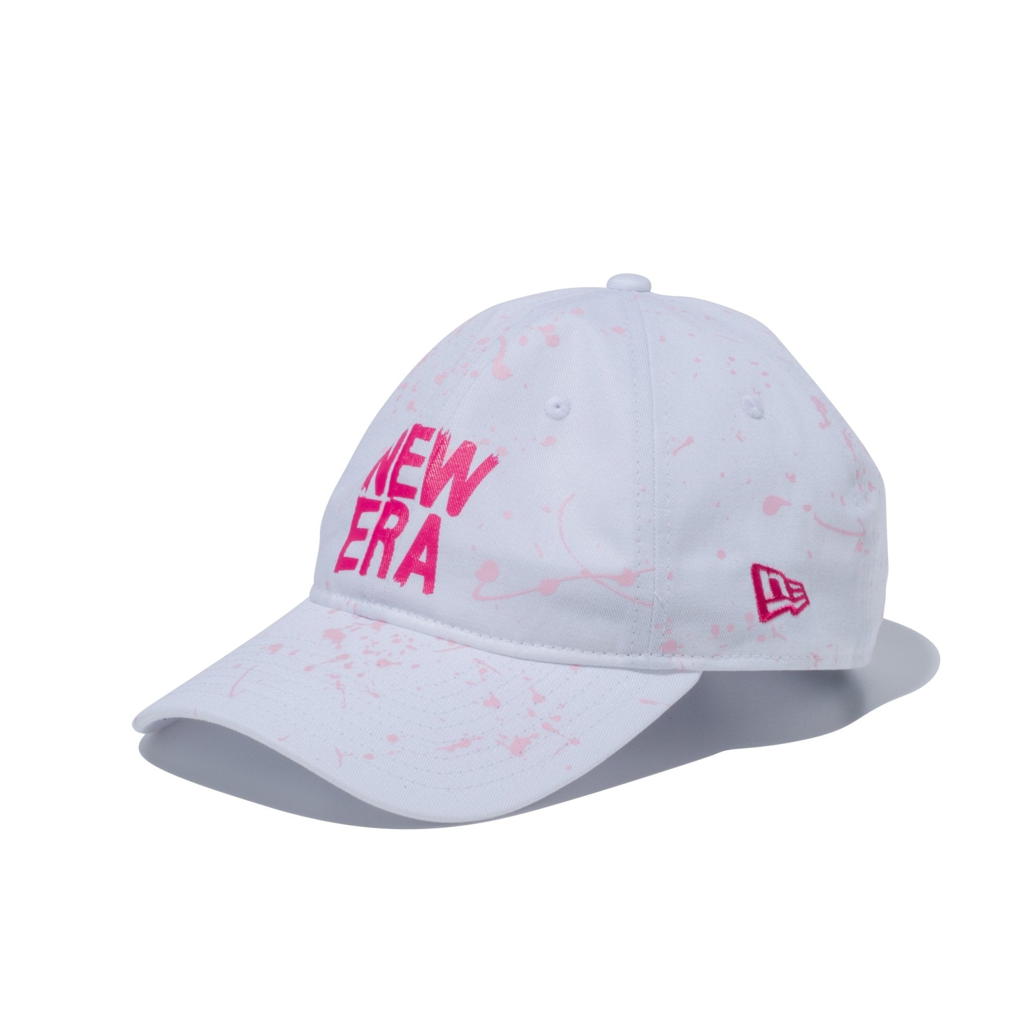 WOMEN'S 9THIRTY スプラッシュペイント スクエアロゴ ホワイト