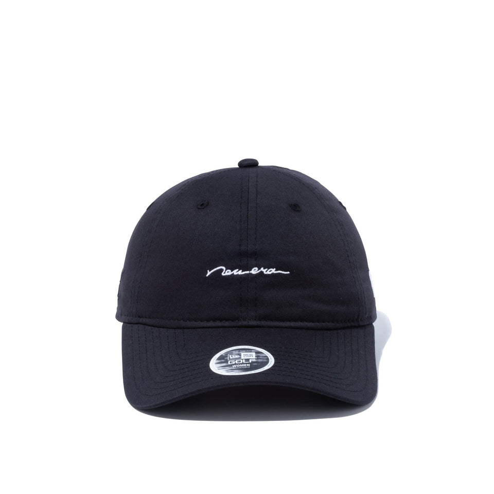 【ゴルフ】 Women's 9THIRTY CORDURA (made with COOLMAX fabric) コーデュラ ハンドリトゥンロゴ ブラック - 13058990-OSFM | NEW ERA ニューエラ公式オンラインストア