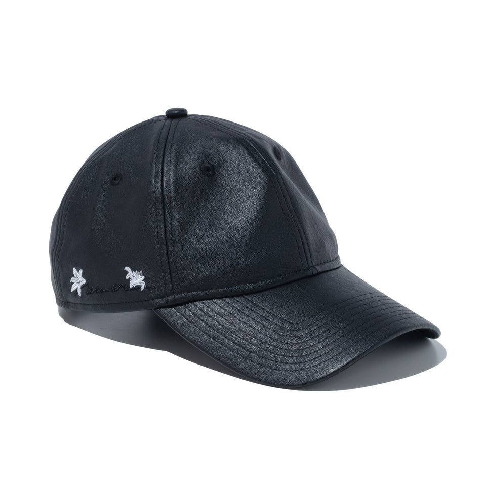 【ゴルフ】 WOMEN'S 9TWENTY ロングバイザー 紺野ゆり ブラックレザー - 13763029-OSFM | NEW ERA ニューエラ公式オンラインストア