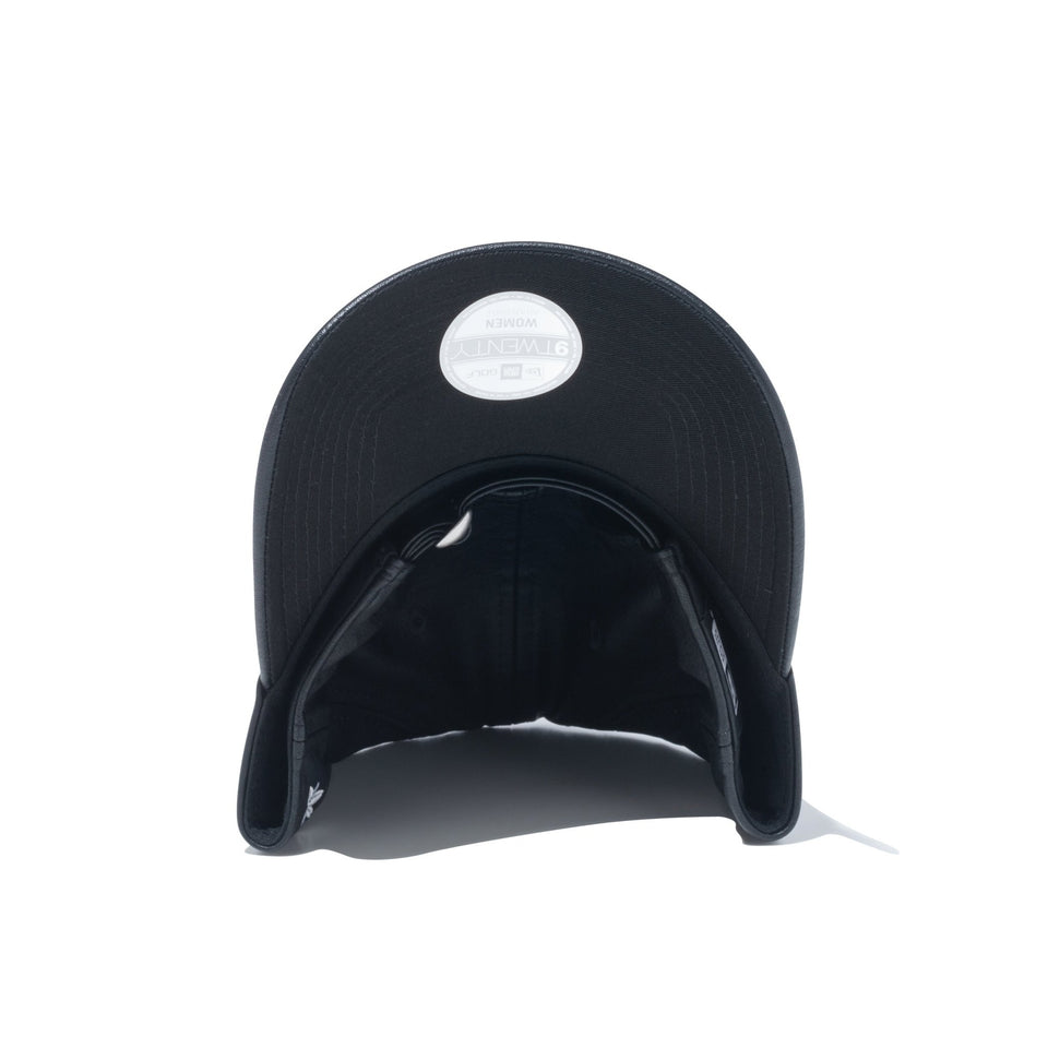 【ゴルフ】 WOMEN'S 9TWENTY ロングバイザー 紺野ゆり ブラックレザー - 13763029-OSFM | NEW ERA ニューエラ公式オンラインストア