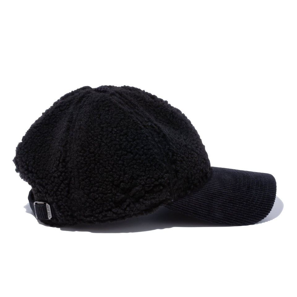 【ゴルフ】WOMEN'S 9TWENTY Boa Fleece ボアフリース コーデュロイバイザー ブラック - 13327831-OSFM | NEW ERA ニューエラ公式オンラインストア