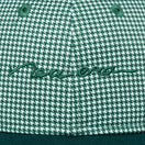 【ゴルフ】WOMEN'S 9TWENTY ロングバイザー Houndstooth ハウンズトゥース スクリプトロゴ グリーンハウンズトゥース ダークグリーンバイザー - 13517821-OSFM | NEW ERA ニューエラ公式オンラインストア