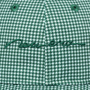 【ゴルフ】WOMEN'S 9TWENTY ロングバイザー Houndstooth ハウンズトゥース スクリプトロゴ グリーン - 13517822-OSFM | NEW ERA ニューエラ公式オンラインストア
