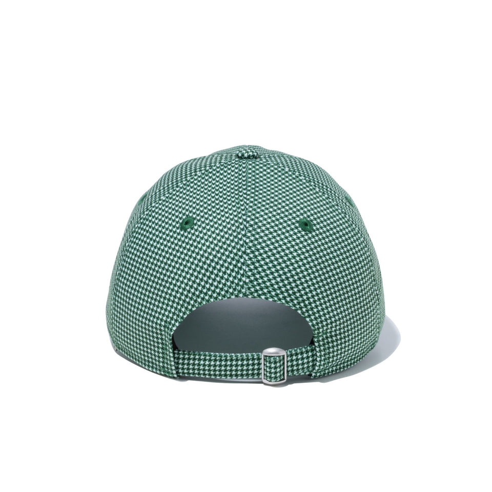 【ゴルフ】WOMEN'S 9TWENTY ロングバイザー Houndstooth ハウンズトゥース スクリプトロゴ グリーン - 13517822-OSFM | NEW ERA ニューエラ公式オンラインストア