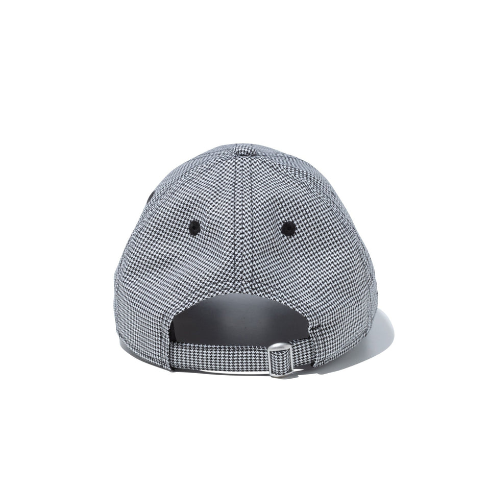 【ゴルフ】WOMEN'S 9TWENTY ロングバイザー Houndstooth ハウンズトゥース スクリプトロゴ ブラック - 13517824-OSFM | NEW ERA ニューエラ公式オンラインストア