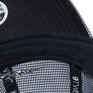 【ゴルフ】WOMEN'S 9TWENTY ロングバイザー Houndstooth ハウンズトゥース スクリプトロゴ ブラック - 13517824-OSFM | NEW ERA ニューエラ公式オンラインストア