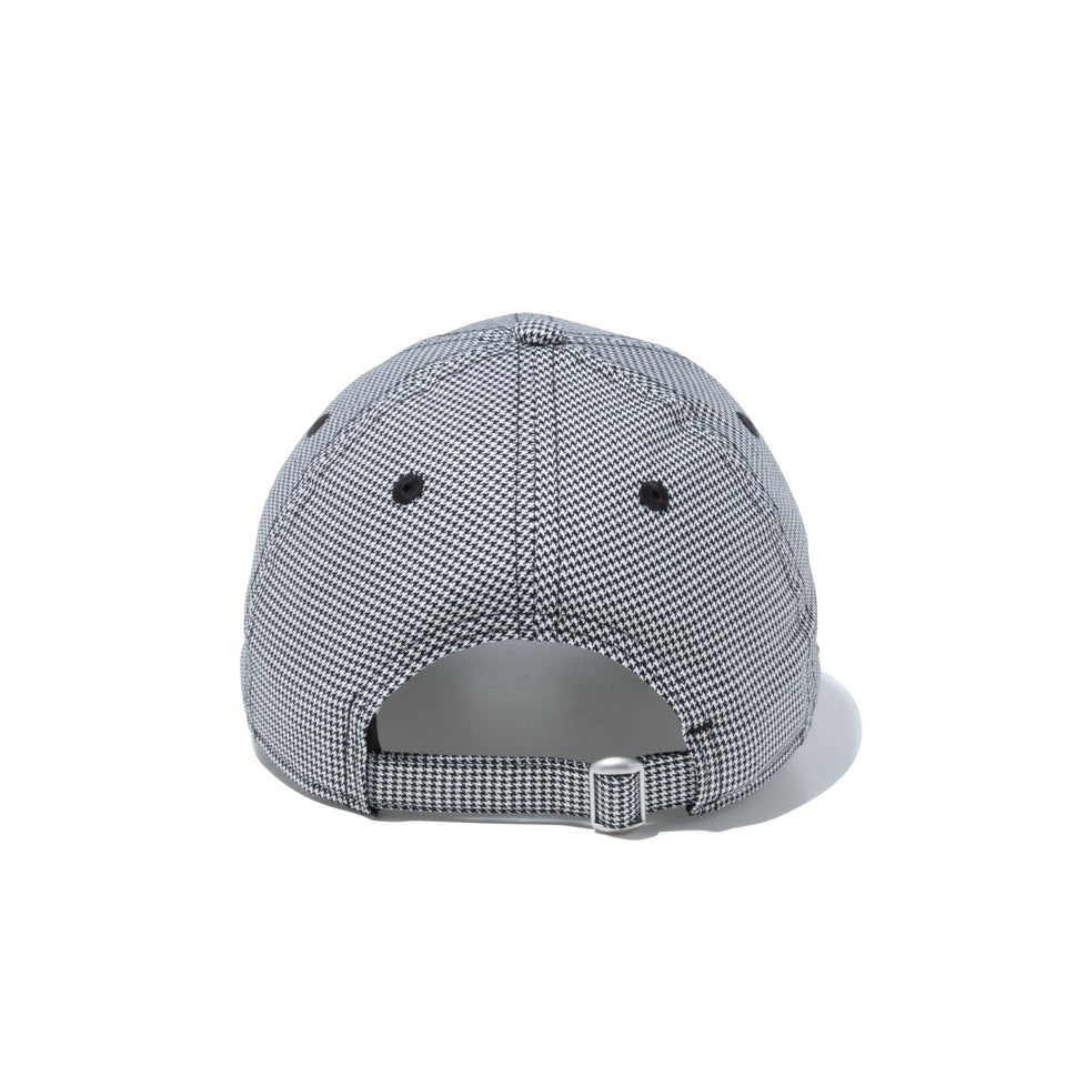 【ゴルフ】WOMEN'S 9TWENTY ロングバイザー Houndstooth ハウンズトゥース スクリプトロゴ ブラック - 13517824-OSFM | NEW ERA ニューエラ公式オンラインストア
