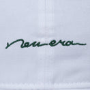 【ゴルフ】WOMEN'S 9TWENTY ロングバイザー Ribbon リボン スクリプトロゴ ホワイト - 13517818-OSFM | NEW ERA ニューエラ公式オンラインストア