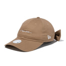 【ゴルフ】WOMEN'S 9TWENTY ロングバイザー Ribbon リボン スクリプトロゴ カーキ - 13517819-OSFM | NEW ERA ニューエラ公式オンラインストア