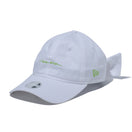 【ゴルフ】Women's 9TWENTY ロングバイザー Ribbon Handwritten Logo ホワイト - 14109128-OSFM | NEW ERA ニューエラ公式オンラインストア