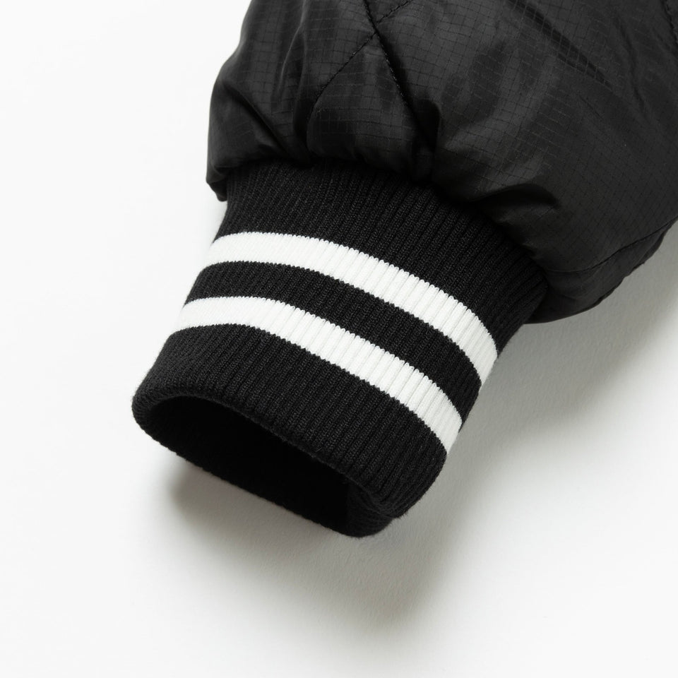 【ゴルフ】 WOMEN'S ライト インサレーティッド バーシティージャケット Classic Logo クラシックロゴ ブラック - 13762676-S | NEW ERA ニューエラ公式オンラインストア