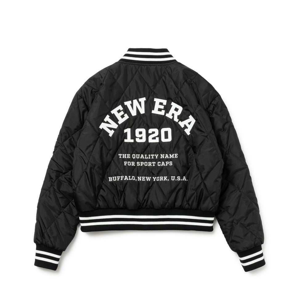 【ゴルフ】 WOMEN'S ライト インサレーティッド バーシティージャケット Classic Logo クラシックロゴ ブラック - 13762676-S | NEW ERA ニューエラ公式オンラインストア