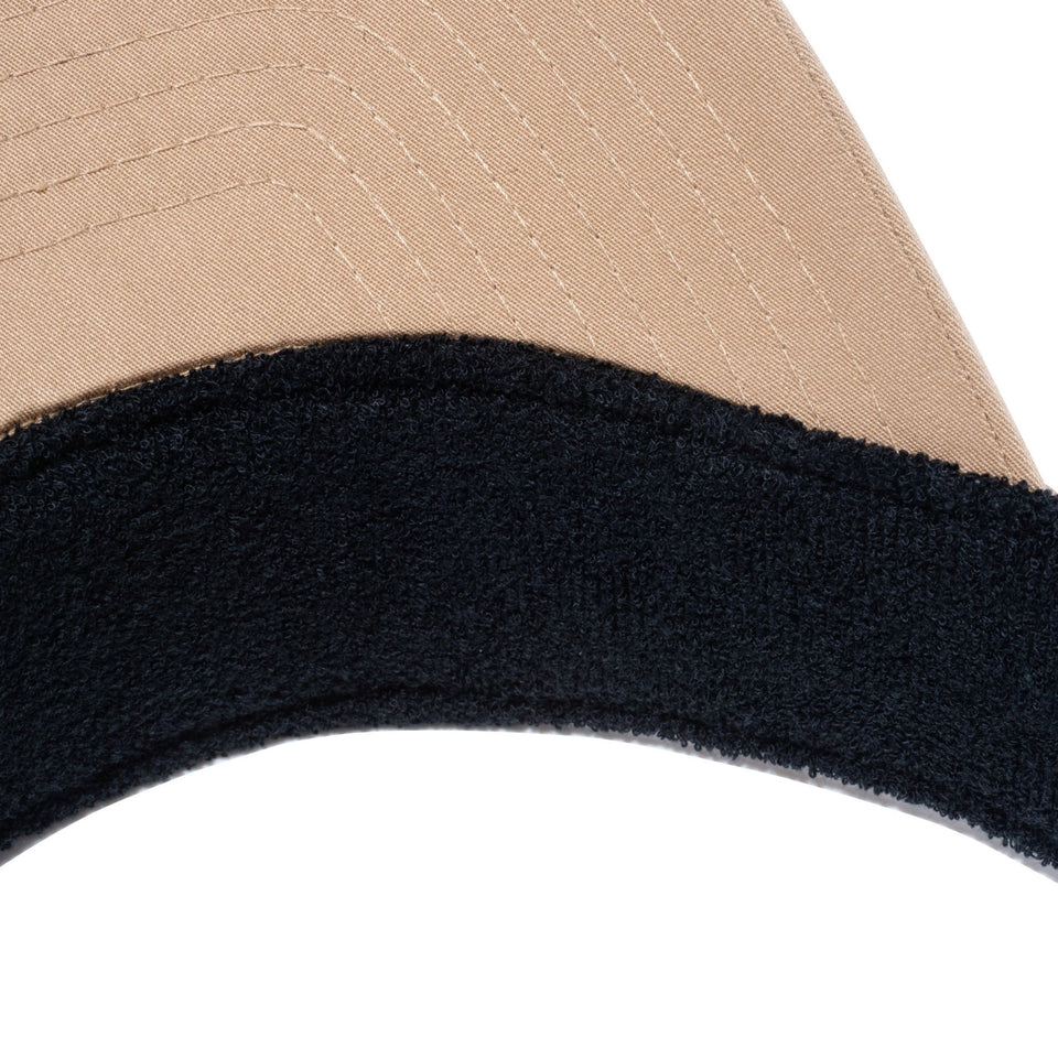 【ゴルフ】 Women's サンバイザー CORDURA (made with COOLMAX fabric) コーデュラ ハンドリトゥンロゴ カーキ - 13058982-OSFM | NEW ERA ニューエラ公式オンラインストア