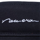 【ゴルフ】 Women's サンバイザー CORDURA (made with COOLMAX fabric) コーデュラ ハンドリトゥンロゴ ブラック - 13058983-OSFM | NEW ERA ニューエラ公式オンラインストア