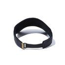 【ゴルフ】 Women's サンバイザー CORDURA (made with COOLMAX fabric) コーデュラ ハンドリトゥンロゴ ブラック - 13058983-OSFM | NEW ERA ニューエラ公式オンラインストア
