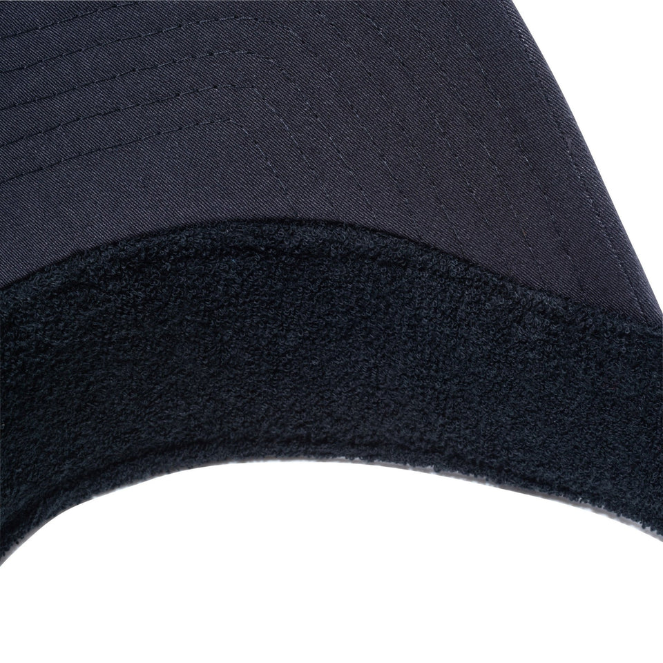 【ゴルフ】 Women's サンバイザー CORDURA (made with COOLMAX fabric) コーデュラ ハンドリトゥンロゴ ブラック - 13058983-OSFM | NEW ERA ニューエラ公式オンラインストア