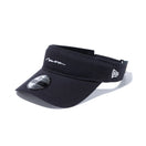 【ゴルフ】 Women's サンバイザー CORDURA (made with COOLMAX fabric) コーデュラ ハンドリトゥンロゴ ブラック - 13058983-OSFM | NEW ERA ニューエラ公式オンラインストア