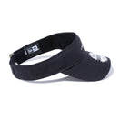 【ゴルフ】 Women's サンバイザー CORDURA (made with COOLMAX fabric) コーデュラ ハンドリトゥンロゴ ブラック - 13058983-OSFM | NEW ERA ニューエラ公式オンラインストア