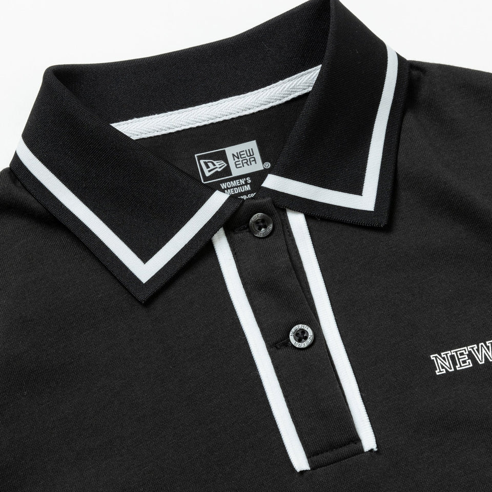【ゴルフ】 Women's 半袖 ポロシャツ Line ブラック - 14108999-S | NEW ERA ニューエラ公式オンラインストア
