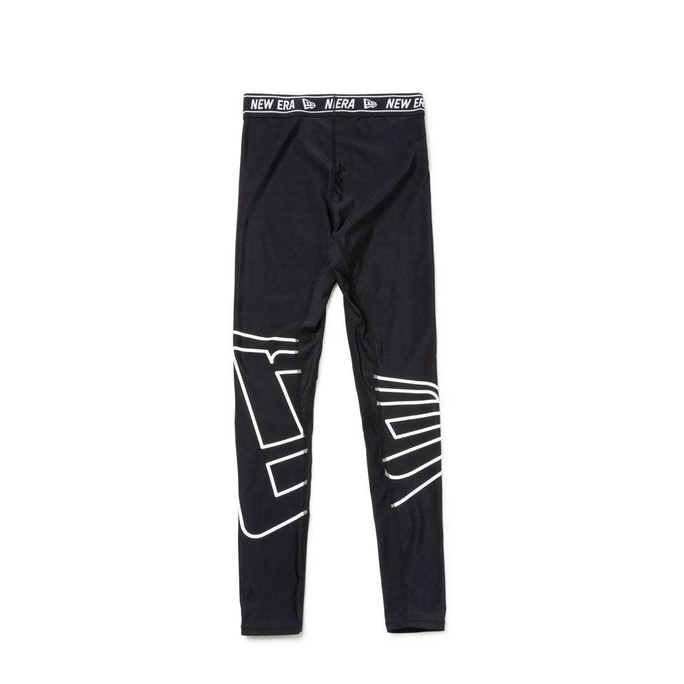 WOMEN'S ラッシュタイツ フラッグロゴ ブラック【 Performance Apparel 】 - 13755324-S | NEW ERA ニューエラ公式オンラインストア