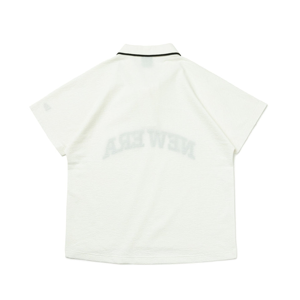 【ゴルフ】 WOMEN'S 半袖 シアサッカー ポロシャツ Skipper オフホワイト - 13516886-S | NEW ERA ニューエラ公式オンラインストア